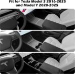 frani Cabin Air Filter Designed for Tesla Model 3/Model Y 2016-2027, 2 Pack HEPA Air Filter Replacement for Tesla Model 3/Y,Tesla Accessories Model 3/Y - Image 2