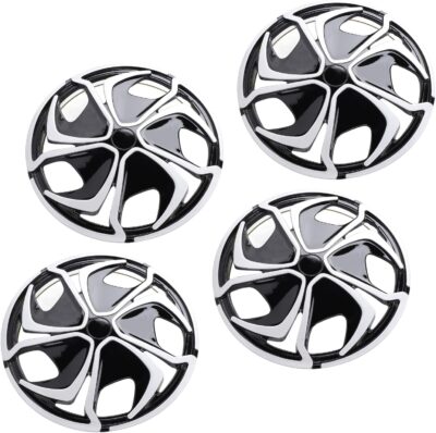 Asixxsix Wheel Hub Caps, 14 Inch Universal Fit ABS Car Wheel Covers Set of 4 with SnapOn Installation for Cars Trucks SUVs Steel Wheels - Image 4