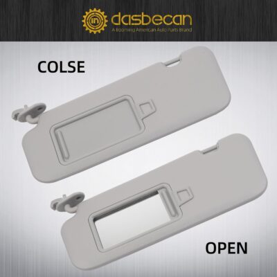 Dasbecan Left Driver Side Sun Visor Compatible with Hyundai Elantra AD(Sixth Gen) 2017 2018 2019 2020 Replace 85210-F0100TTX Gray Without Light - Image 6