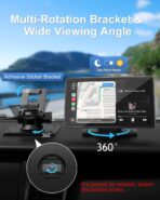 Carplay Screen for Car, Upgrade 7" HD Wireless Apple Carplay & Android Auto Touchscreen- Car Play Screen Stereo with Backup Camera, Mirror Link/Voice Control/Music Play/GPS Navigation -for All Vehicle - Image 8