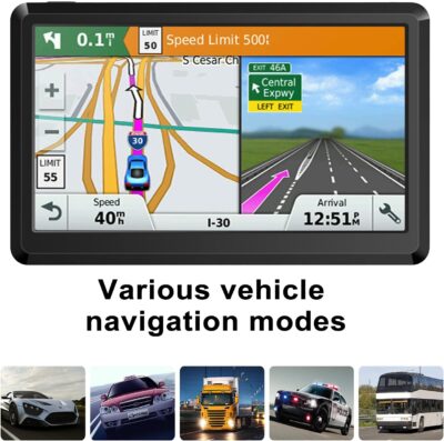 GPS Navigation for car Truck & RV & Car, Driver Alerts, Turn-by-Turn Directions,Car GPS Navigation 2026 Map and Free Update Map - Image 5