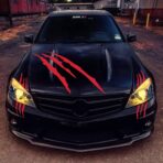 3pcs Car Stickers Vinyl Claw Marks Decals for Men (Red) - Image 7