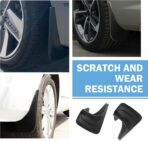 2 PCS Mud Flaps, Tire Rear Trim, 8.27 x 12.6In Splash Guards Accessories, Universal Guards Auto Car (Black) - Image 6