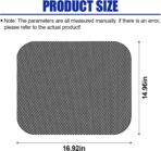 4PCS Car Side Window Sunshade - Reusable Washable Static Cling Film Car Window Shade Sticker Block UV Rays & Heat Glare - Vehicle Window Film Shade Privacy Protector for Most Cars (Black) - Image 2