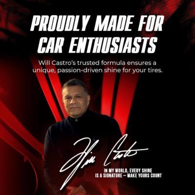 TEAM UNIQUE Tire Shine Gloss – 18.6 Fl Oz (550mL) | High-Gloss Formula for Ultimate Tire Shine | Protects Against Cracking and Fading | Non-Greasy, Low-Sling Spray for Easy Application - Image 7