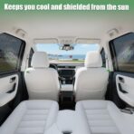 ZATOOTO Car Window Shades for Honda CR-V 2023-2025, 4 Pack CR-V Sun Shade Side Window, Breathable Mesh Car Window Screen for Camping Napping Baby UV Protection - Image 3