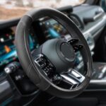 Car Steering Wheel Cover, Steering Wheel Protector, Durable Leather Cover with Anti-Slip Lining, Car Accessories 15 inch Microfiber Breathable Steering Wheels Fit for Most Vehicles (Black)