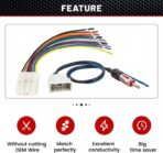 RED WOLF Car Radio Wiring Harness W/Antenna Adapter Select for 2008-2013 Nissan Armada Pathfinder Rogue, 2011-2014 Subaru Impreza Install Aftermarket 20 PIN Stereo Wire Cable Connector Adaptor - Image 4