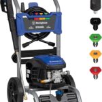 Westinghouse WPX3400e Electric Pressure Washer, 3400 Max PSI and 2.0 Max GPM, Brushless Motor, Onboard Soap Tank, Spray Gun and Wand, 5 Nozzle Set, for Cars/Fences/Driveways/Homes/Patios/Furniture