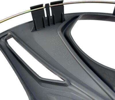 Premium Quality 16 inch Silver/Charcoal Hubcaps fits 2019 2020 2021 Honda Civic, Heavy Duty Solid Clip Construction (Set of 4) (55103AMS-4) - Image 6