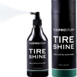 The Pro Stuff® Car Tire Shine Spray - Professional Satin Black Finish (No Greasy Wet Look) | No Sling Formula, Quick Drying Tire Dressing | Long Lasting Tire Protectant
