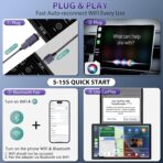 Wireless Carplay Adapter, 2025 Upgrade Converts Wired to Wireless Adapter for iPhone, Auto Connect Dongle for Apple Car Play, Bluetooth No Delay Control for Cars from 2016 and iOS 10+, Black - Image 6