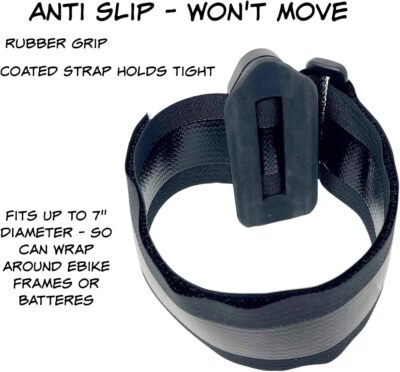 Anywhere Cage Strap Adapter - Long Strap for Ebikes, Scooters, Golf Garts, Trolleys, Golf Pull Carts Attachment for Water Bottles, Drinks with Braz-on Attachment - Image 2