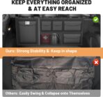 Detachable Hanging Trunk Organizer, Foldable Car Trunk Organizer Hanging for SUVs, Jeeps, Hatchbacks, Car Trunks Organiser with 7 Large Compartments - Image 8