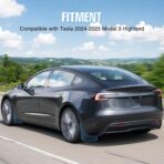 Nilight Mud Flaps for Tesla Model 3 Highland 2024 2025 2026, No Drilling Precision Fit Exterior Accessories Heavy-Duty Splash Guards Protection, Front & Rear Set - Image 7