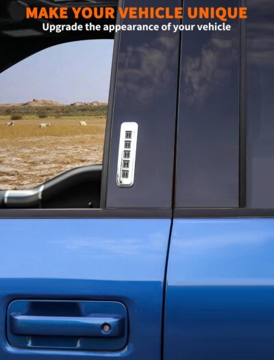 Savadicar Chrome Keyless Entry Keypad Trim Cover for 2015-Present Ford F150, Door Keypad Overlay Accent, Exterior Styling Upgrade Accessories - Image 2