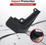 Sunsdrew Mud Flaps for 2024 2025 2026 Kia EV9 Accessories,All Weather Guard EV9 Guards Mudguards,No-Drill Front&Rear 4PCS Mud Flaps Set with Hardware(Without Running Board) - Image 4