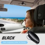 Frienda 5 Pcs Auto Car Vehicle Sun Visor Clip Holder Sunglasses Holder for Eyeglasses Mount Ticket Card Clip for Car Accessories (Black,Gray,Silver) - Image 7