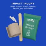 Welly Comprehensive First Aid Kit - FSA Eligible - Adhesive Bandages, Tape and Non-Stick Pads, Butterfly Strips, Cleansing Wipes, Ointments, Gauze, and More - 240 Pieces - Image 8