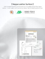 TPARTS Leather Armrest Support Cushion for All Tesla Model Y/3/X/S Tesla Armrest Decor Interior Accessories Memory Foam Console Pillow Elbow Rest Cover Pad (White) - Image 5