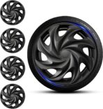 15 inch Wheel Covers Set of 4 15" Hubcaps for Iron Rim car hubcaps hub caps for for Toyota Camry Nissan Mazda 4PCS Wheel Covers (#G Style, 15 Inch)