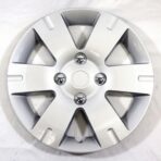 Set of 4 15" Push-on Silver 6 Spoke Hubcaps for Nissan Sentra 2007-2012 - Image 2