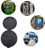 MUDOR Portable Coin Organizer, Car Change Holder, Pocket Coin Case for Penny, Nickel, Dime, Quarter Storage (Black) - Image 6