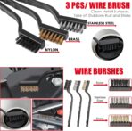 Viewsun Windshield Cleaner Tool, 17Pcs Red Car Interior Cleaning Kit, Car Detailing Kit Interior Cleaner, Car Detailing Brushes, Car Cleaning Gel, Inside Cleaning Supplies Accessories for Women Girls - Image 7