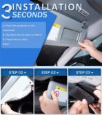 Windshield Sun Shade for 2021 2022 2023 2024 2025 2026 Ford Bronco Sport Accessories, Car Front Window Sun Visor & Heat Shield | 420D Sunshade Protection Blocks UV Rays Keep Your Car Cooler - Image 4