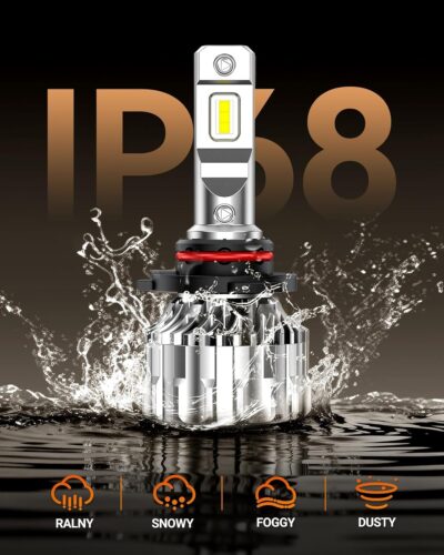 SEALIGHT 9005 9006 Bulb Combo, 92000LM 800% Super Bright 5 Mins Installation, 60000H Lifespan, 6500K Cool White 9005/HB3 9006/HB4 Fog Light Bulbs, Pack of 4 - Image 3