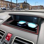 Auovo Dashboard Mats Compatible with Subaru Crosstrek Accessories 2012-2017 Forester 2014-2018 XV Impreza 2012-2016 Car Interior Silicone Dash Pad Liner Tray (Red Trim) - Image 6
