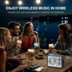 USB Bluetooth 5.4 Adapter for Car, Bluetooth Music Receiver Plug & Play, 3.5mm AUX Jack Car Kit Built-in Microphone for Hands-Free Calling Compatible with Speakers/Home Stereo,USB-Powered - Image 5