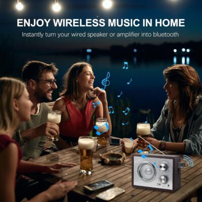 USB Bluetooth 5.4 Adapter for Car, Bluetooth Music Receiver Plug & Play, 3.5mm AUX Jack Car Kit Built-in Microphone for Hands-Free Calling Compatible with Speakers/Home Stereo,USB-Powered - Image 5