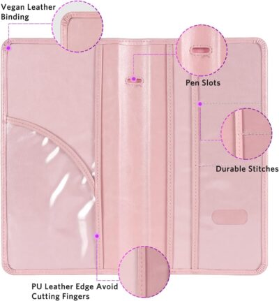 CoBak Car Registration and Insurance Holder - Vehicle Glove Box Car Organizer, Auto Truck Comparment Accessories Case with Magnetic Closure for Essential Document, Driver License, Cards - Image 2