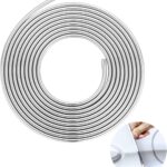 Car Door Edge Guards Chrome Silver Universal U Shape Moulding Trim Strip Automotive Guard Door Protector Decorative for Sedans, Trucks, SUV, ATV (32FT, Silver)