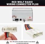 RED WOLF Car Radio Wiring Harness W/Antenna Adapter Select for 2008-2013 Nissan Armada Pathfinder Rogue, 2011-2014 Subaru Impreza Install Aftermarket 20 PIN Stereo Wire Cable Connector Adaptor - Image 5