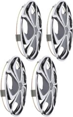 Asixxsix Wheel Hub Caps, 14 Inch Universal Fit ABS Car Wheel Covers Set of 4 with SnapOn Installation for Cars Trucks SUVs Steel Wheels - Image 5