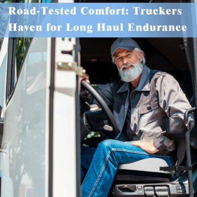 X-Large Seat Cushion for Truck Driver, Upgraded Cushion for Back Support and Pain Relief, Memory Foam with Non-Slip Washable Cover, Relieves Long-Term Truck Sitting and Pain - Image 9