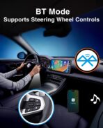 10.25″ CarPlay Screen for Car Dash Cam, Android Auto Screen with Apps, Dual HD Cam & Backup Camera, Portable 6GB+128GB Car Tablet with Wireless Apple CarPlay & Android Auto, Bluetooth for All vehicles - Image 4