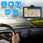 7-inch Car Navigation GPS ，GPS Navigation for Truck & RV & Car, Driver Alerts, Turn-by-Turn Directions, 2026 Map and Free Update Map - Image 6