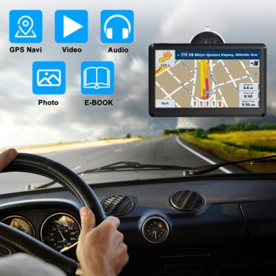 7-inch Car Navigation GPS ，GPS Navigation for Truck & RV & Car, Driver Alerts, Turn-by-Turn Directions, 2026 Map and Free Update Map - Image 6