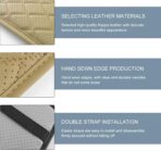 Car Center Console Cover, Leather Auto Armrest Cover with 2 Storage Bags, Universal Cars Armrest Cushion, Vehicle Interior Accessories Protector for Sedan, SUV, Truck((Beige) - Image 6