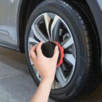 2 Pack Large Tire Shine Applicator Pad, Tire Hex Grip Applicator, Tire Shine Car Detailing Foam Sponge Tool, Reusable Car Cleaning Supplies After Car Wash Tire Cleaner for Applying Tire Shine - Image 7