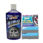Gliptone Tire & Trim Jelly 16 oz, Long-Lasting High Gloss Tire Gel for Tires, Trim & Rubber, Non-Sling, No-Drip Formula, Thick, Easy Application, Deep Shine & Durable Protection for Exterior Surfaces