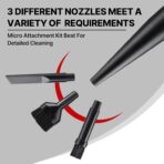 Shop-Vac Micro Cleaning Nozzle Kit, 1-1/4" Detailed-Cleaning Attachments for Compact Wet Dry Shop Vacuum, Storage Bag Included, 6 Pieces - Image 4