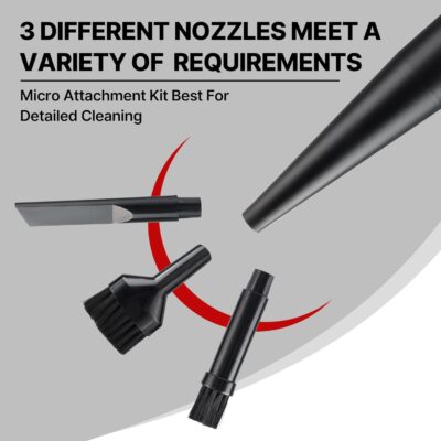 Shop-Vac Micro Cleaning Nozzle Kit, 1-1/4" Detailed-Cleaning Attachments for Compact Wet Dry Shop Vacuum, Storage Bag Included, 6 Pieces - Image 4
