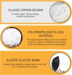 2 PCS Car Headrest Pillow for Neck Support, Refreshing and Breathable Denier Leather Ergonomic Relaxation Neck Pillow, Detachble & Washable Parts, Universal for All Seasons (Black) - Image 4