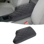 GIANT PANDA Custom Car Center Console Cover Armrest Cover for 2018-2023 Subaru Crosstrek,Waterproof Faux Leather Middle Console Cover Arm Rest Lid Cover Protector, Black