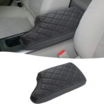 GIANT PANDA Custom Car Center Console Cover Armrest Cover for 2018-2023 Subaru Crosstrek,Waterproof Faux Leather Middle Console Cover Arm Rest Lid Cover Protector, Black