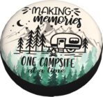 Spare Tire Cover for RV Camper Trailer Making Memories One Campsite at a Time, Weatherproof Universal Wheel Cover for RV Travel Trailer Camper Truck 15inch - Image 2